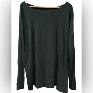 Ava & Viv Women’s Classic Black Long Sleeve Top / T-Short size 4X